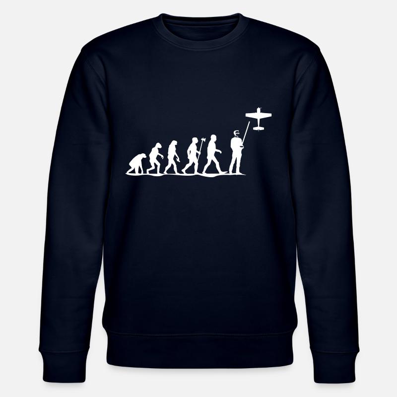 evolution rc pilot - Stanley/Stella CHANGER Unisex Organic Sweatshirt - navy