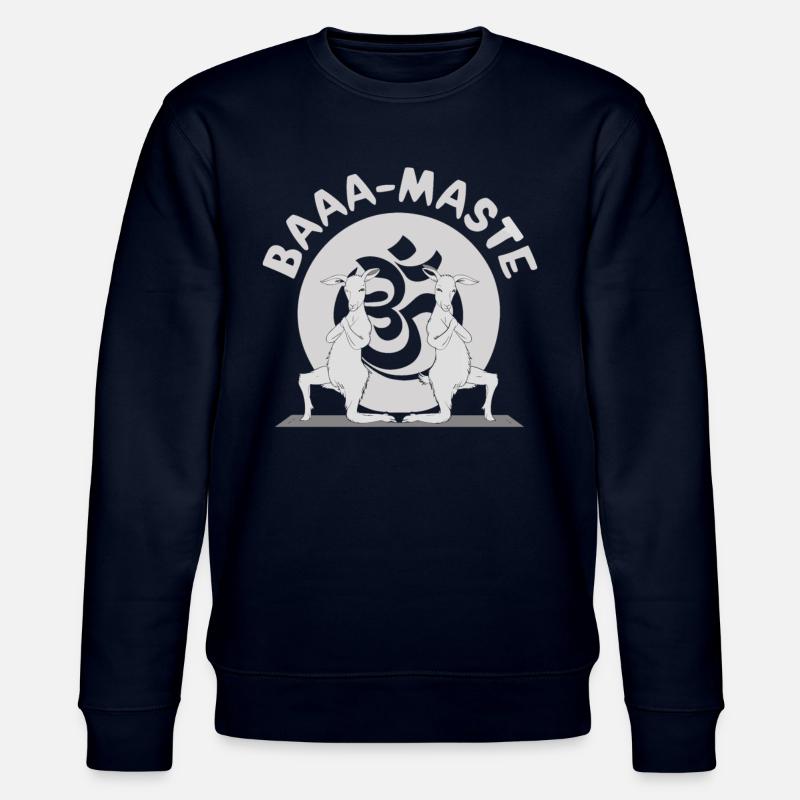 Baaa-Maste Chèvres Yoga Relaxation - Sweat bio CHANGER Stanley/Stella Unisexe - marine