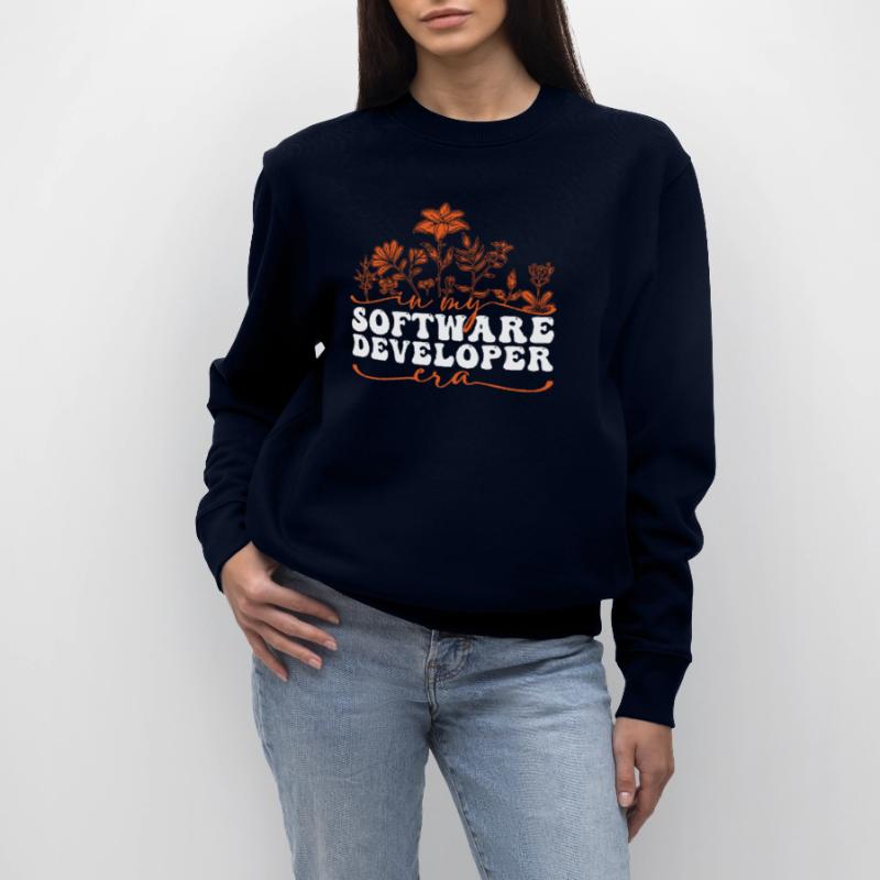 In My Software Developer Era: Flowers and Code Stanley/Stella CHANGER Unisex Organic Sweatshirt