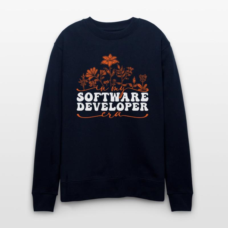 In My Software Developer Era: Flowers and Code Stanley/Stella CHANGER Unisex Organic Sweatshirt