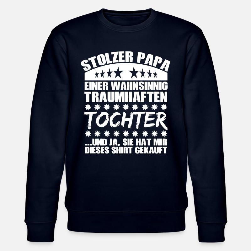 Traumhafte Tochter - Stanley/Stella Unisex Bio-Sweatshirt CHANGER  - Navy