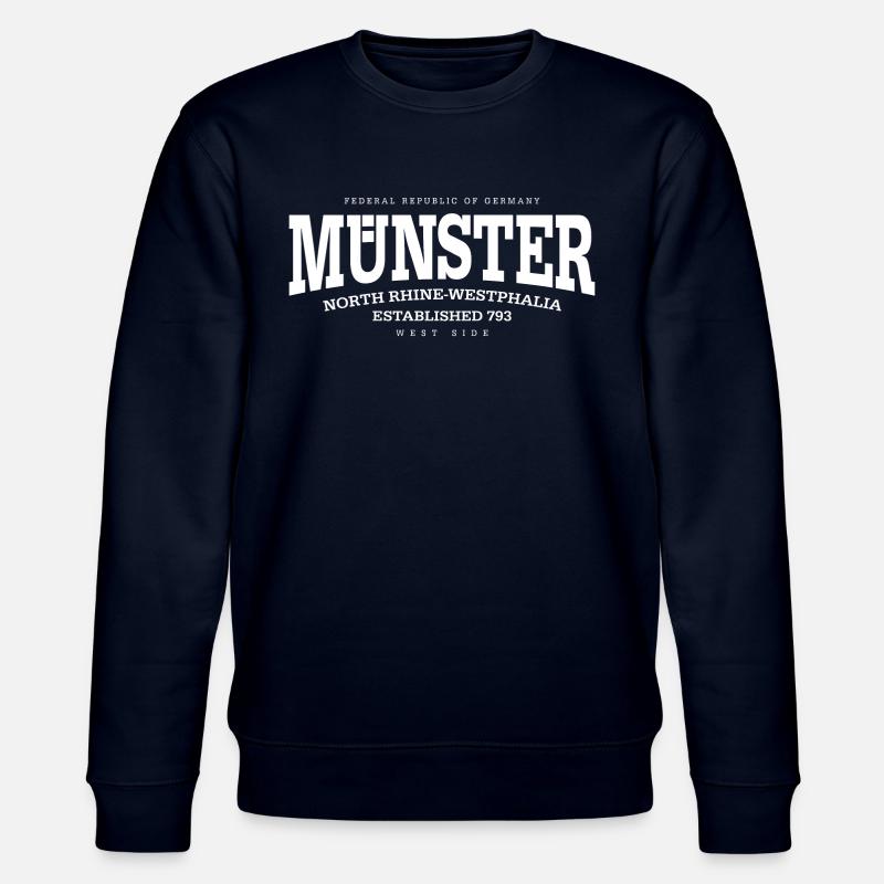Münster (blanc Edt. '13) - Sweat bio CHANGER Stanley/Stella Unisexe - marine