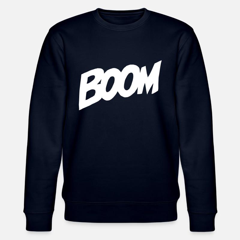 BOOM Comic-Style - Stanley/Stella Unisex Bio-Sweatshirt CHANGER  - Navy