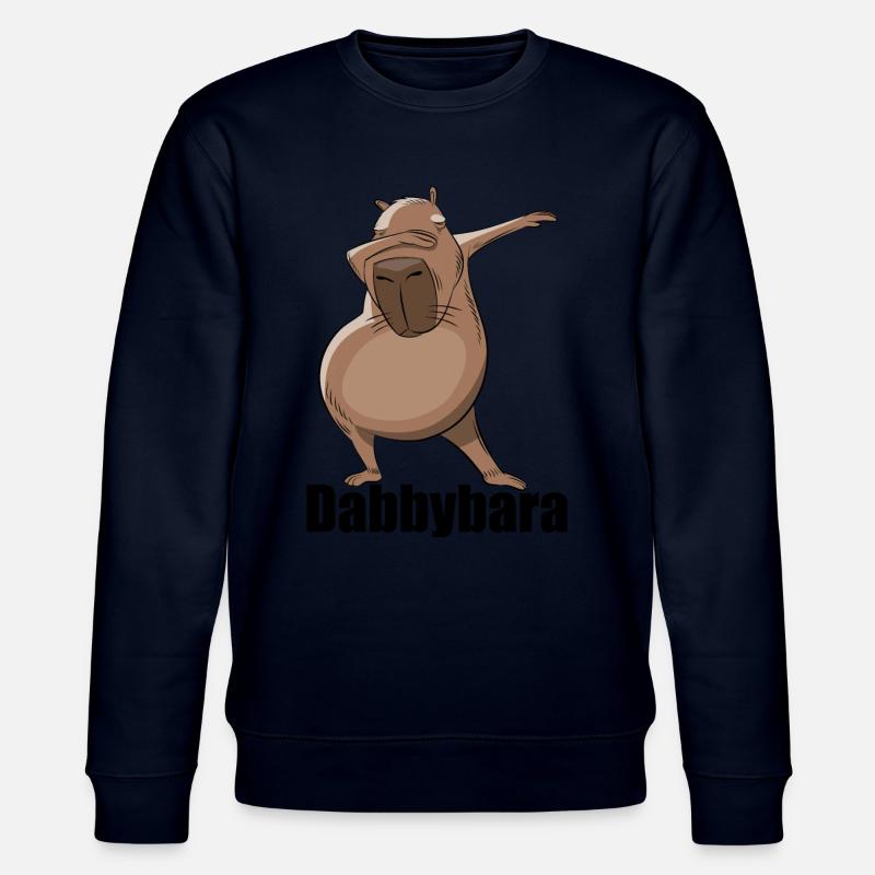 Dabbybara - Capybara dabbing - Sweat bio CHANGER Stanley/Stella Unisexe - marine