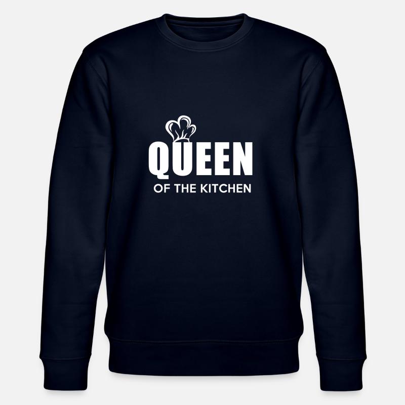 Queen of the Kitchen - Stanley/Stella Unisex Bio-Sweatshirt CHANGER  - Navy