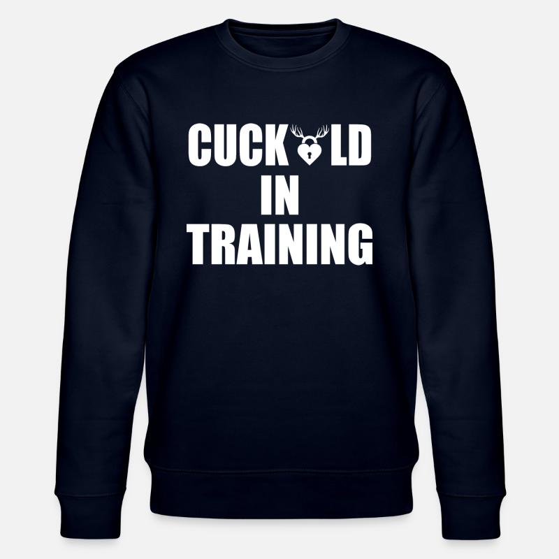 cuckold in training - Stanley/Stella Unisex Bio-Sweatshirt CHANGER  - Navy