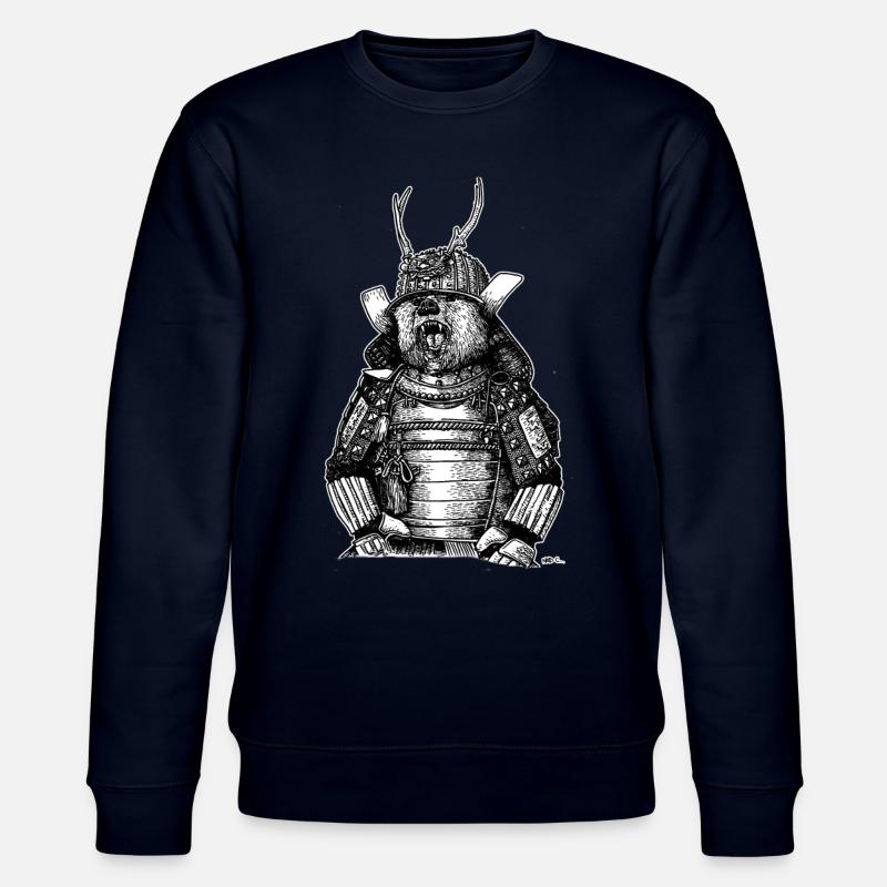 SAMURAI BÄREN - Stanley/Stella Unisex Bio-Sweatshirt CHANGER  - Navy