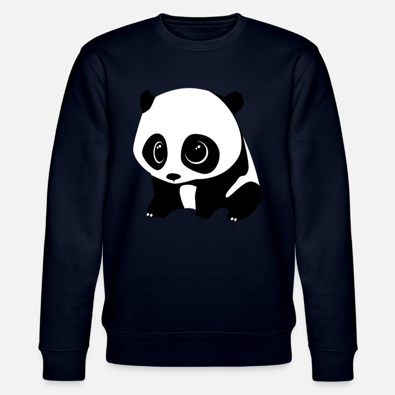 panda baby - Stanley/Stella Unisex Bio-Sweatshirt CHANGER  - Navy