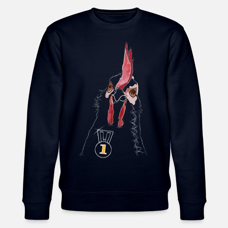 Le coq (blanc) - Sweat bio CHANGER Stanley/Stella Unisexe - marine