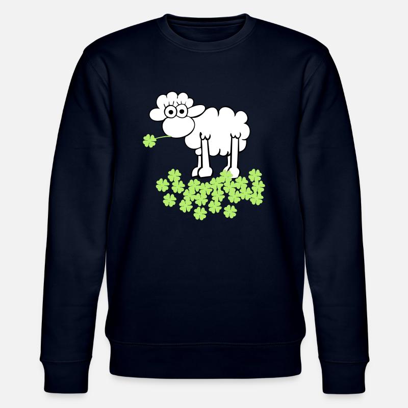 st. Patrick's sheep - Stanley/Stella CHANGER Unisex Organic Sweatshirt - navy