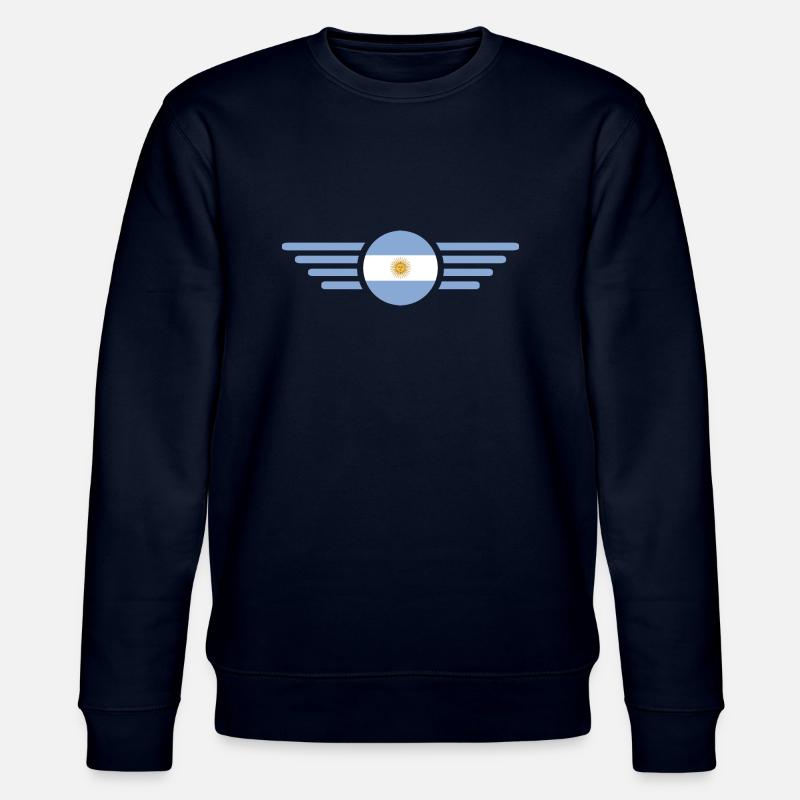 Drapeau de l’Argentine - Sweat bio CHANGER Stanley/Stella Unisexe - marine