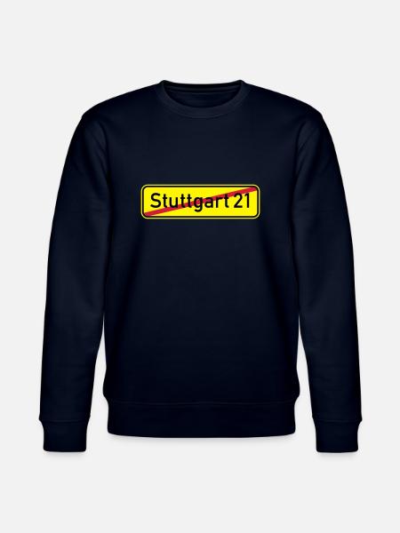 Stuttgart 21 - Stanley/Stella CHANGER Unisex Organic Sweatshirt - navy