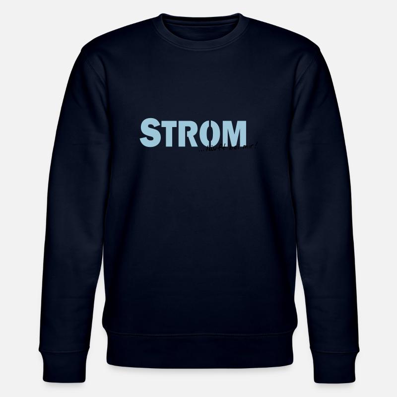 Strom läuft bei mir - Stanley/Stella Unisex Bio-Sweatshirt CHANGER - Navy