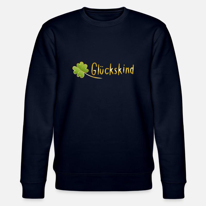 Glücksklee Glückskind - Stanley/Stella Unisex Bio-Sweatshirt CHANGER  - Navy