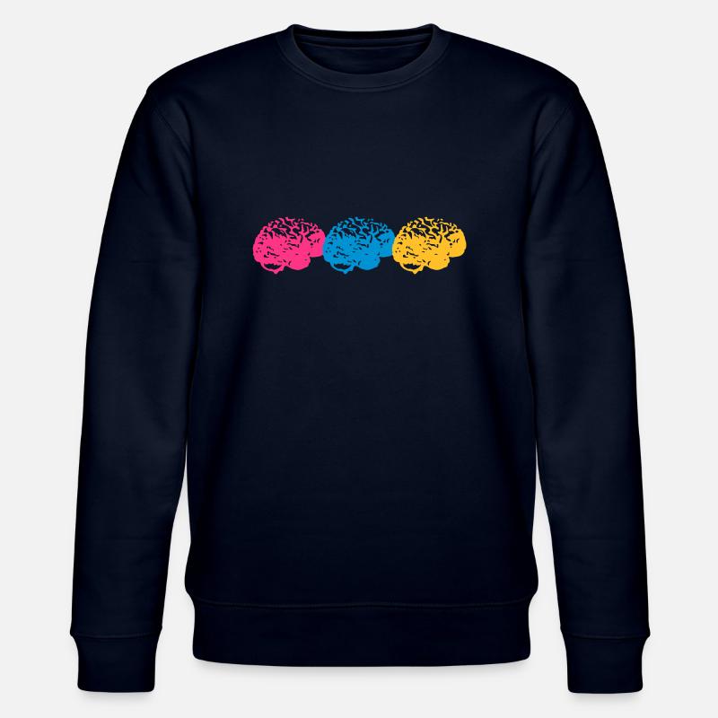 Brains - Stanley/Stella Unisex Bio-Sweatshirt CHANGER  - Navy