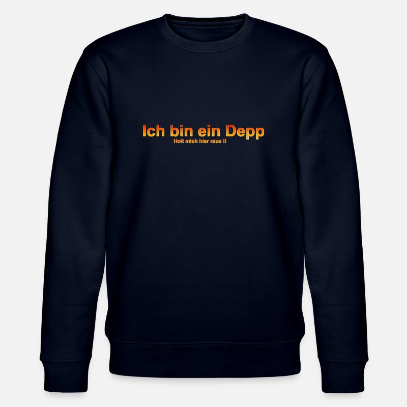ich bin ein depp - Stanley/Stella Unisex Bio-Sweatshirt CHANGER  - Navy