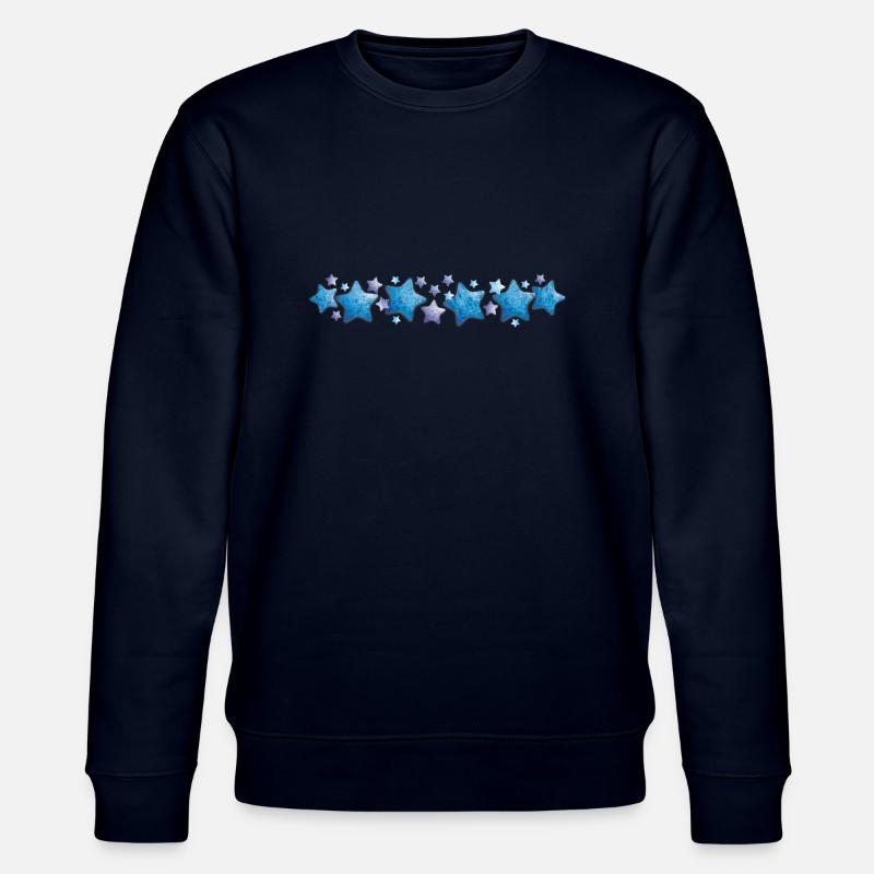 Blaue Sterne - Stanley/Stella Unisex Bio-Sweatshirt CHANGER  - Navy