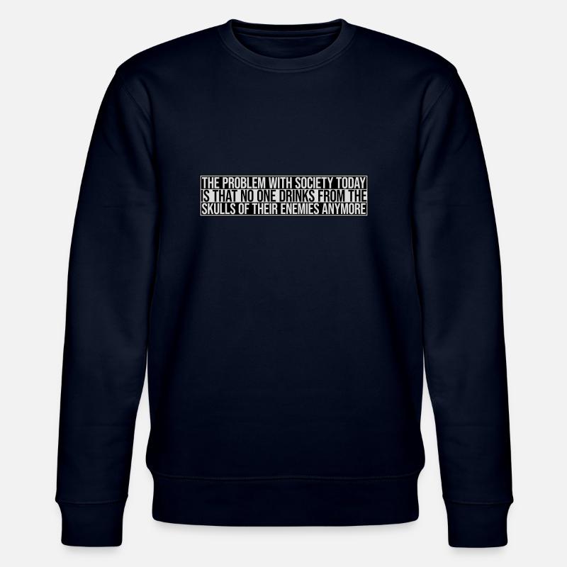 boissons de crânes ennemis - Sweat bio CHANGER Stanley/Stella Unisexe - marine