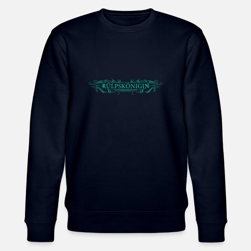 Rülpskönigin (Front) - Stanley/Stella Unisex Bio-Sweatshirt CHANGER  - Navy