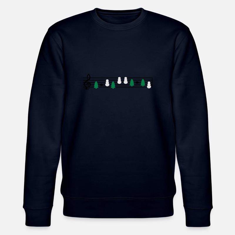 Weihnachten Weihnachtslied - Stanley/Stella Unisex Bio-Sweatshirt CHANGER - Navy