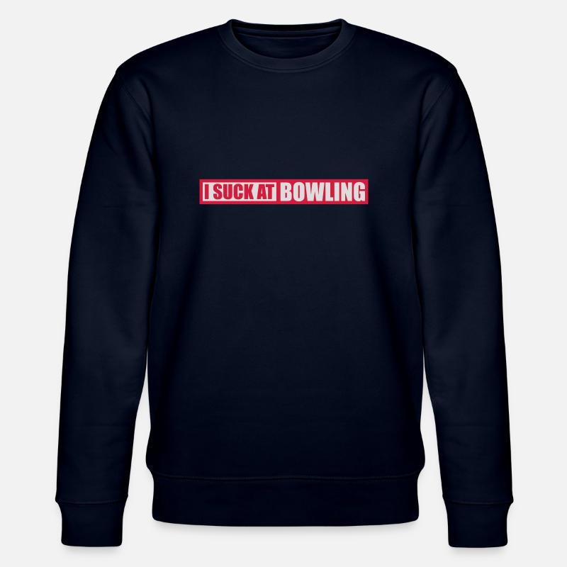 I suck at bowling - Stanley/Stella Unisex Bio-Sweatshirt CHANGER  - Navy