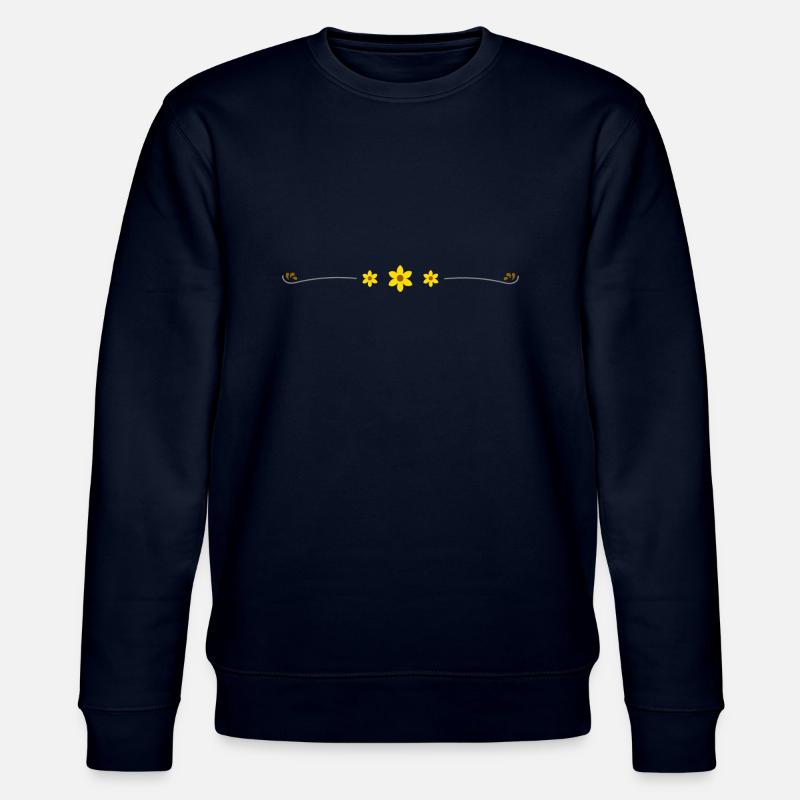 vrille de fleur - Sweat bio CHANGER Stanley/Stella Unisexe - marine