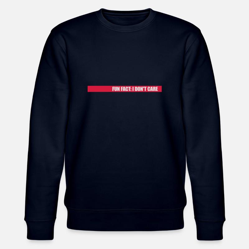 I dont care fact - Stanley/Stella Unisex Bio-Sweatshirt CHANGER  - Navy
