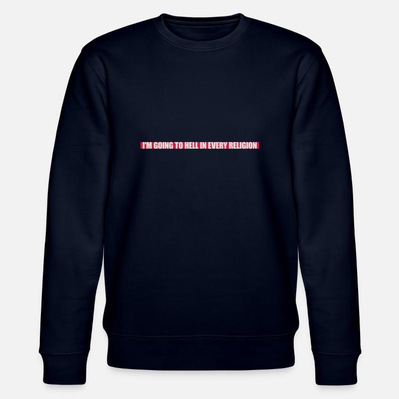 En allant en enfer - Sweat bio CHANGER Stanley/Stella Unisexe - marine