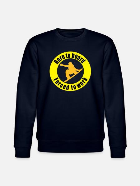 snowboard - Sweat bio CHANGER Stanley/Stella Unisexe - marine