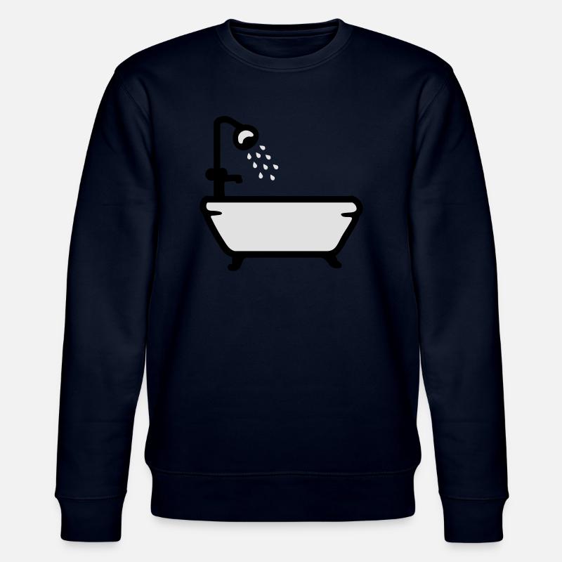 Badewanne - Dusche - Stanley/Stella Unisex Bio-Sweatshirt CHANGER  - Navy