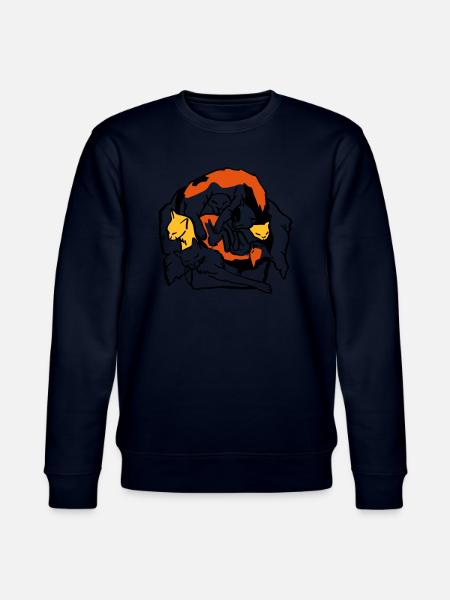 Katzen in Box - Stanley/Stella Unisex Bio-Sweatshirt CHANGER - Navy