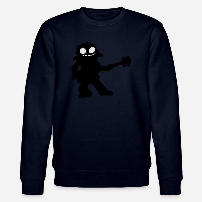 basse guitariste - Sweat bio CHANGER Stanley/Stella Unisexe - marine