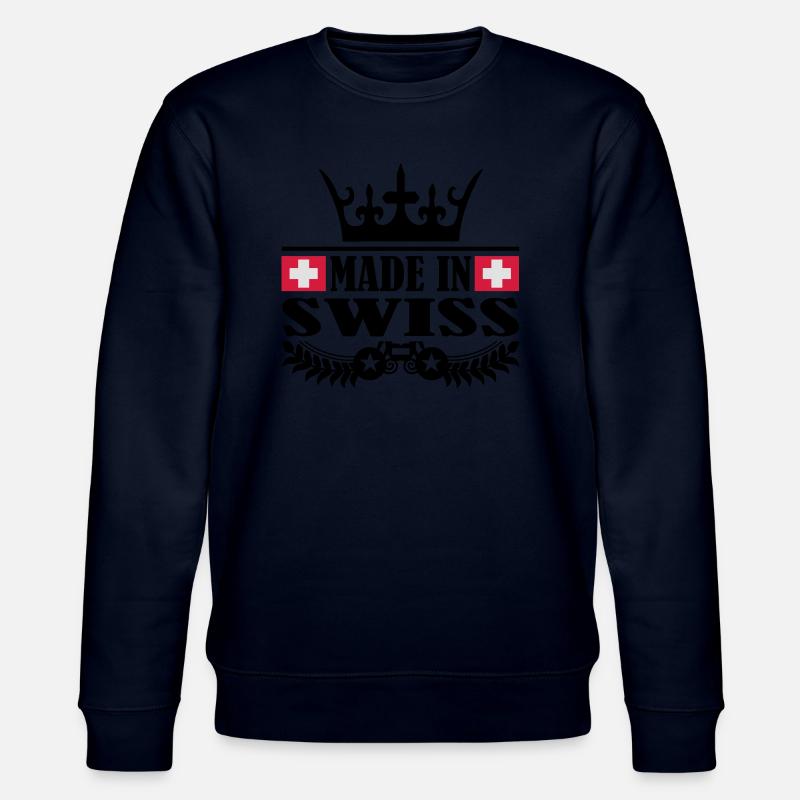 made_in_swiss_3 - Stanley/Stella Unisex Bio-Sweatshirt CHANGER  - Navy