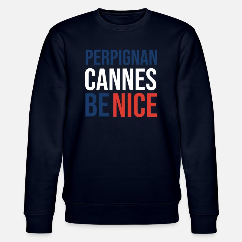 Perpignan Souvenir Perpignan Proverb - Stanley/Stella CHANGER Unisex Organic Sweatshirt - navy