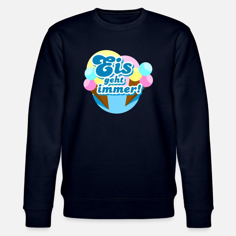 Eis geht immer! - Stanley/Stella Unisex Bio-Sweatshirt CHANGER  - Navy