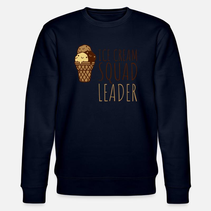 Anführer Ice Cream Squad - Stanley/Stella Unisex Bio-Sweatshirt CHANGER  - Navy