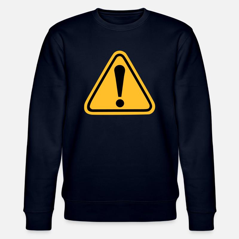 Exclamation point - Stanley/Stella CHANGER Unisex Organic Sweatshirt - navy