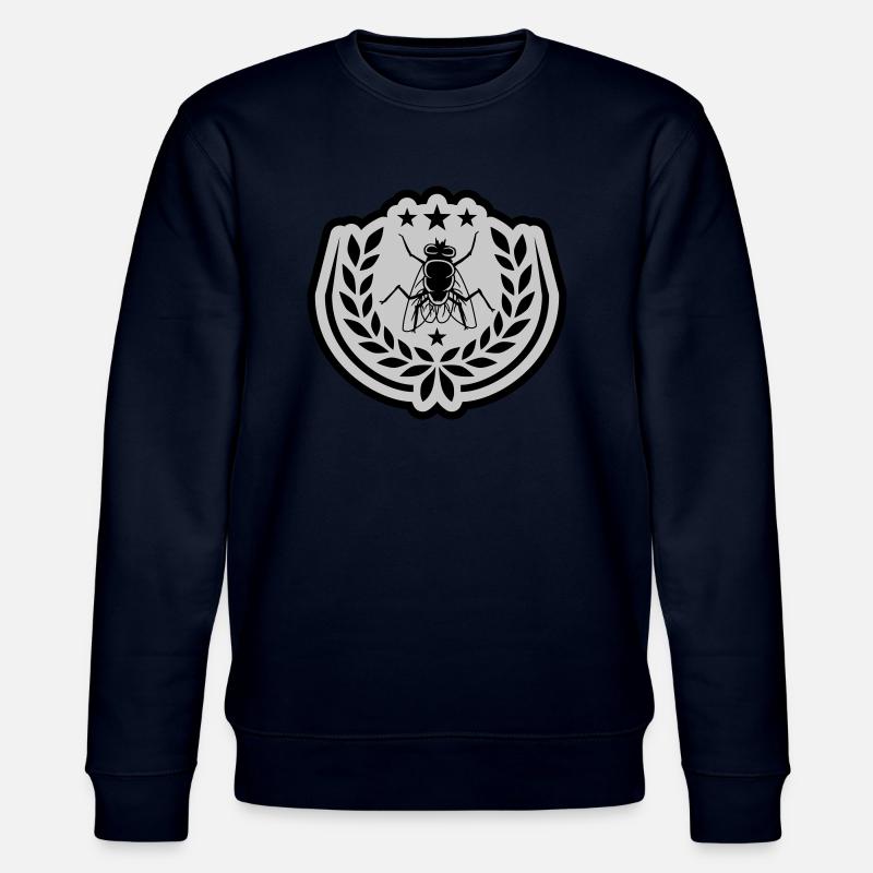 Design Stubenfliege Sterne Lorbeerkranz - Stanley/Stella Unisex Bio-Sweatshirt CHANGER  - Navy