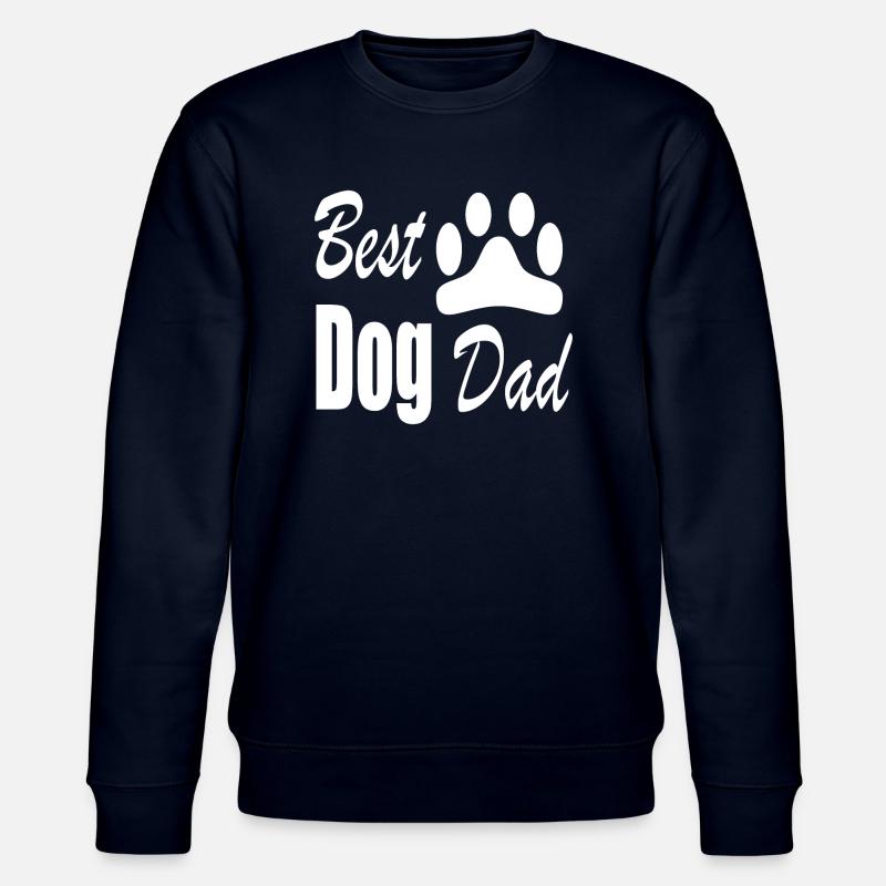 Meilleur père de chien - Sweat bio CHANGER Stanley/Stella Unisexe - marine