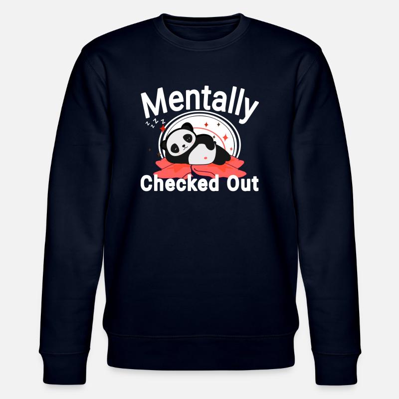 Geistig Ausgecheckt - Stanley/Stella Unisex Bio-Sweatshirt CHANGER  - Navy