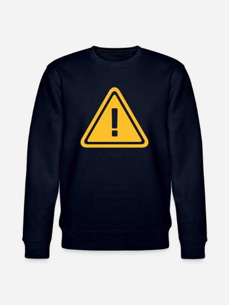 signs attention - Stanley/Stella Unisex Bio-Sweatshirt CHANGER - Navy