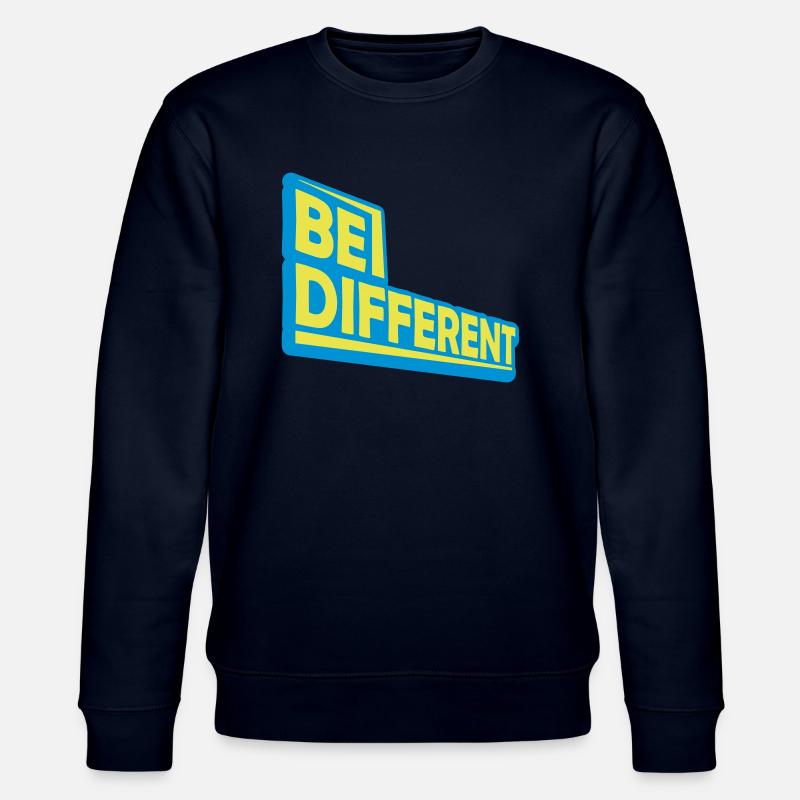 Soyez différent Logo Design - Sweat bio CHANGER Stanley/Stella Unisexe - marine