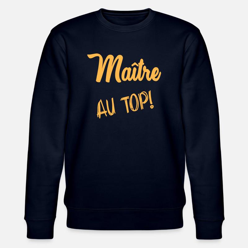 MERCI. MAITRE. - Sweat bio CHANGER Stanley/Stella Unisexe - marine