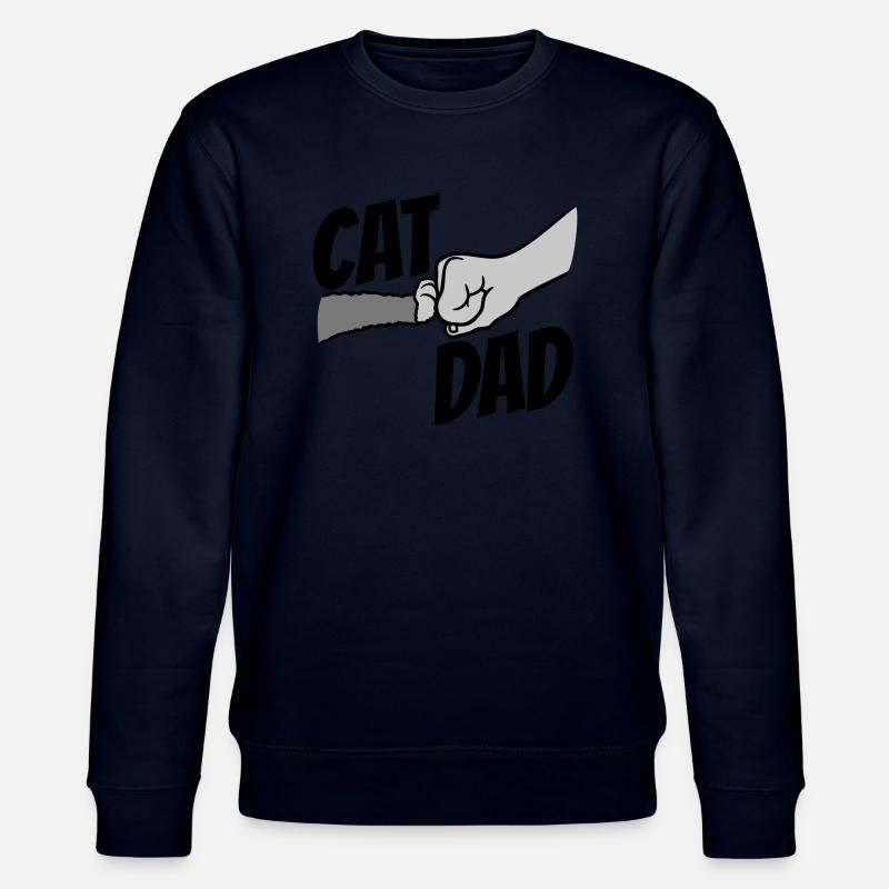 Conception du logo Cat Dad - Sweat bio CHANGER Stanley/Stella Unisexe - marine