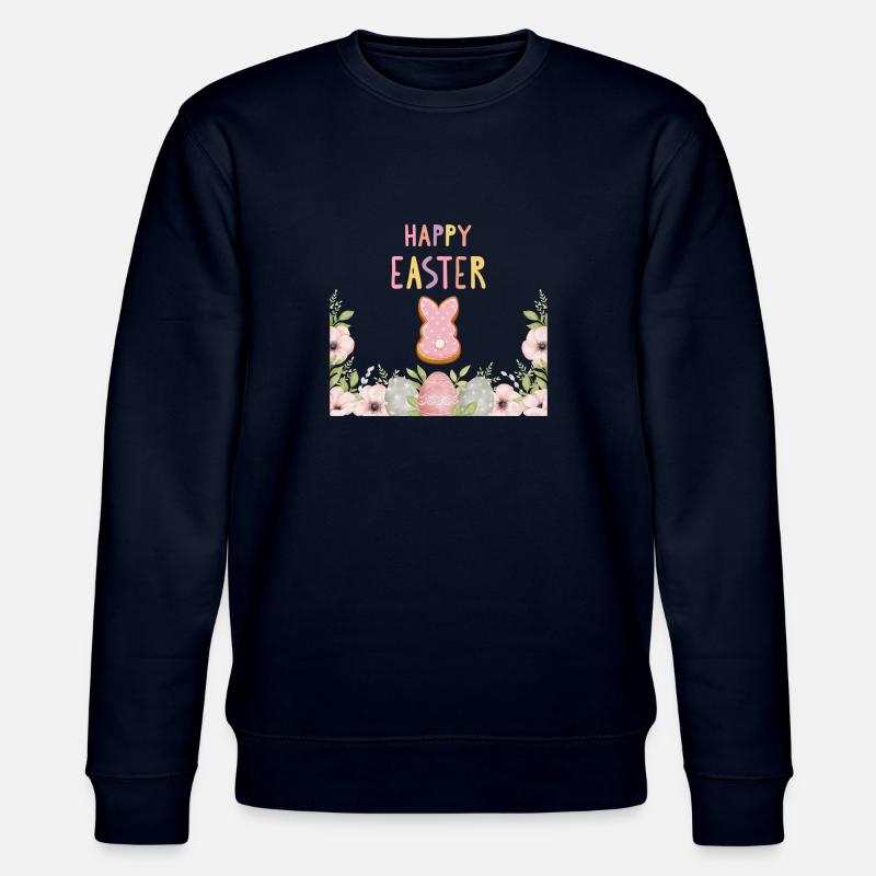 Ostern - Joyeux lapin de Pâques - Sweat bio CHANGER Stanley/Stella Unisexe - marine