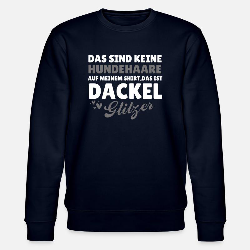 Hundeliebe Dackel - Stanley/Stella Unisex Bio-Sweatshirt CHANGER  - Navy