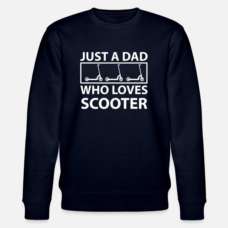 E-Scooter E-Roller Scooter - Stanley/Stella Unisex Bio-Sweatshirt CHANGER  - Navy