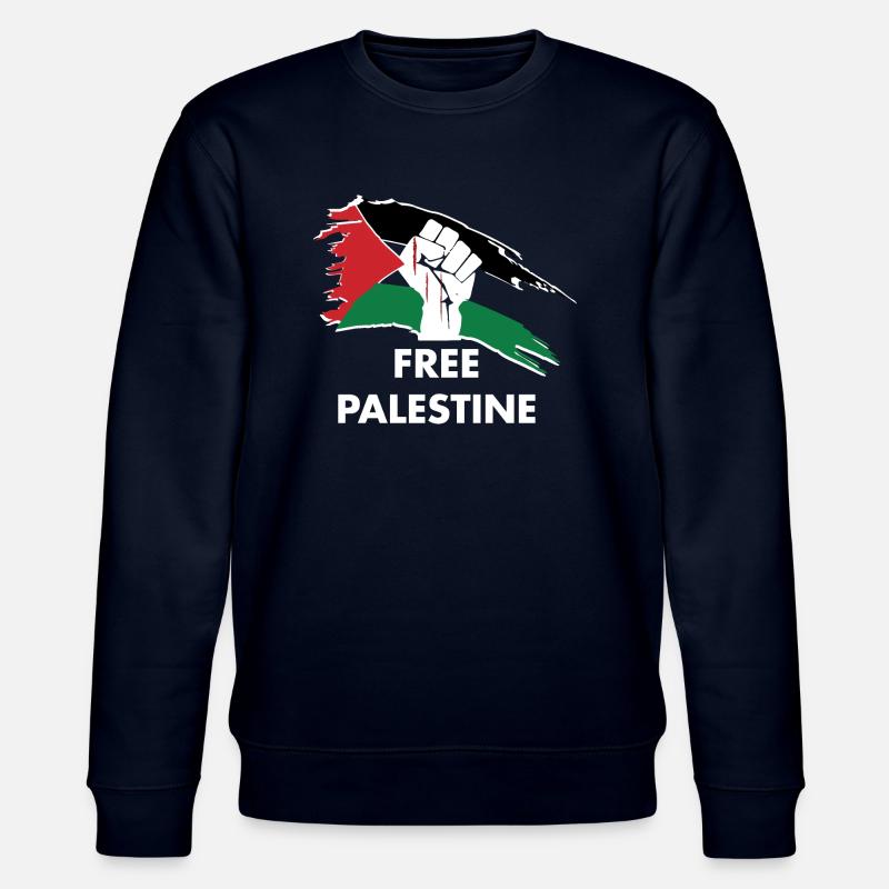 Palestine libre - Sweat bio CHANGER Stanley/Stella Unisexe - marine