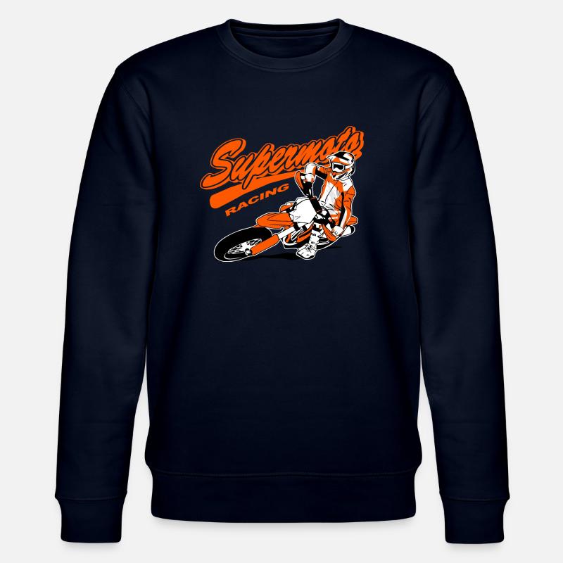 Supermoto Racing - Supermotard - Sweat bio CHANGER Stanley/Stella Unisexe - marine