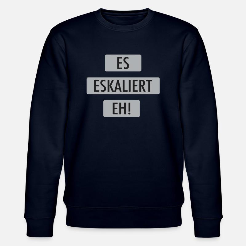 Es eskaliert eh! - Stanley/Stella Unisex Bio-Sweatshirt CHANGER  - Navy